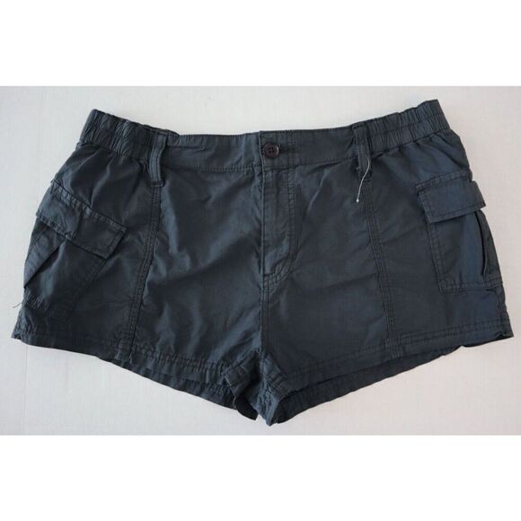 BDG x Urban Outfitters 32054 Women's Sz 32 Navy Blue Y2K Low Rise Cargo Shorts - Picture 1 of 6